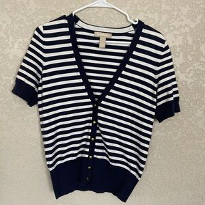 Striped cardigan